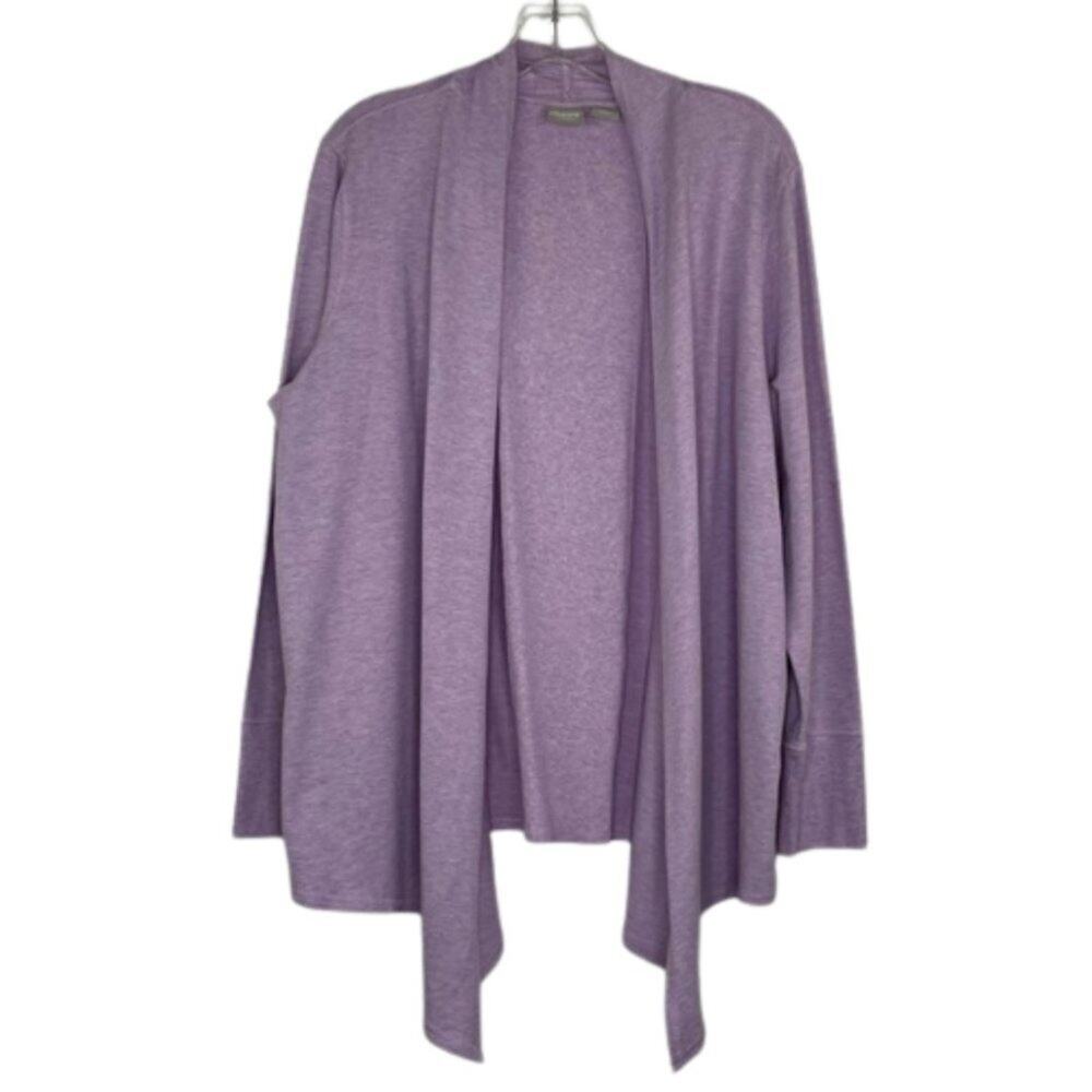 Chico's Zenergy lilac cardigan lightweight size 2 (12/14)